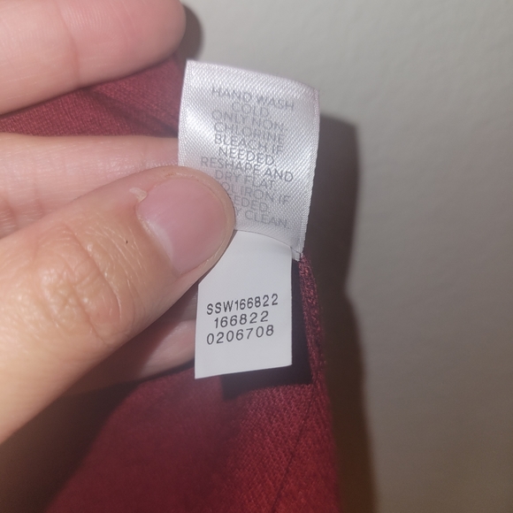 J. Jill Cranberry Wool Blend Cardigan - Picture 5 of 12